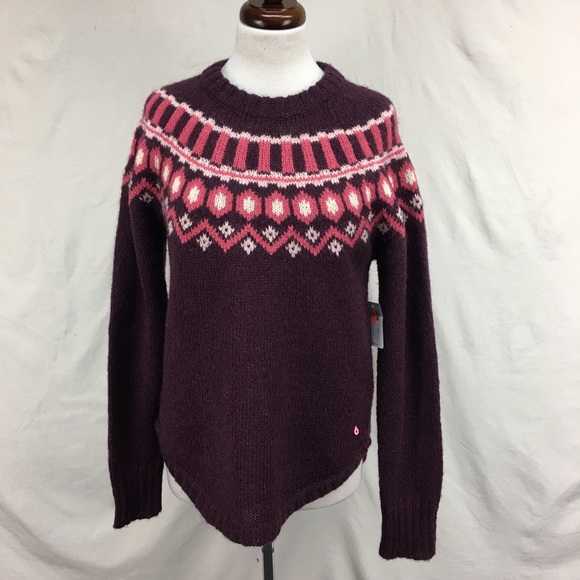 Kari Traa Sweaters - NWT Kari Traa Purple and Pink Knit Sweater Sz L